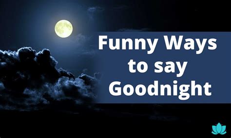 funny sms to say good night